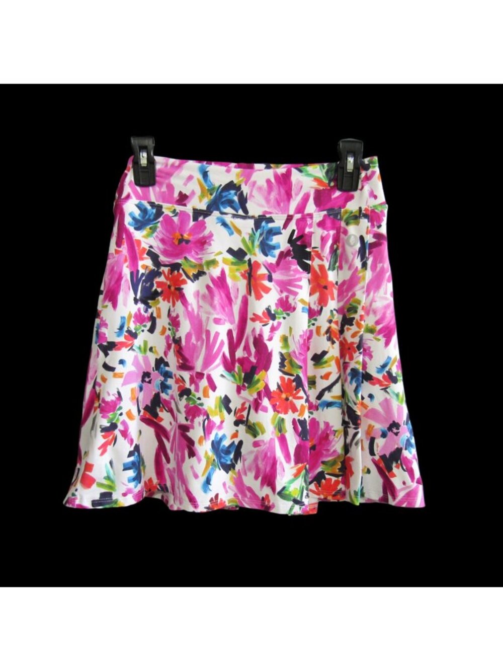 Dona Jo Classic Skirt 19 Inch Skort Size 1.5 M Floral Tennis Golf Pickleball